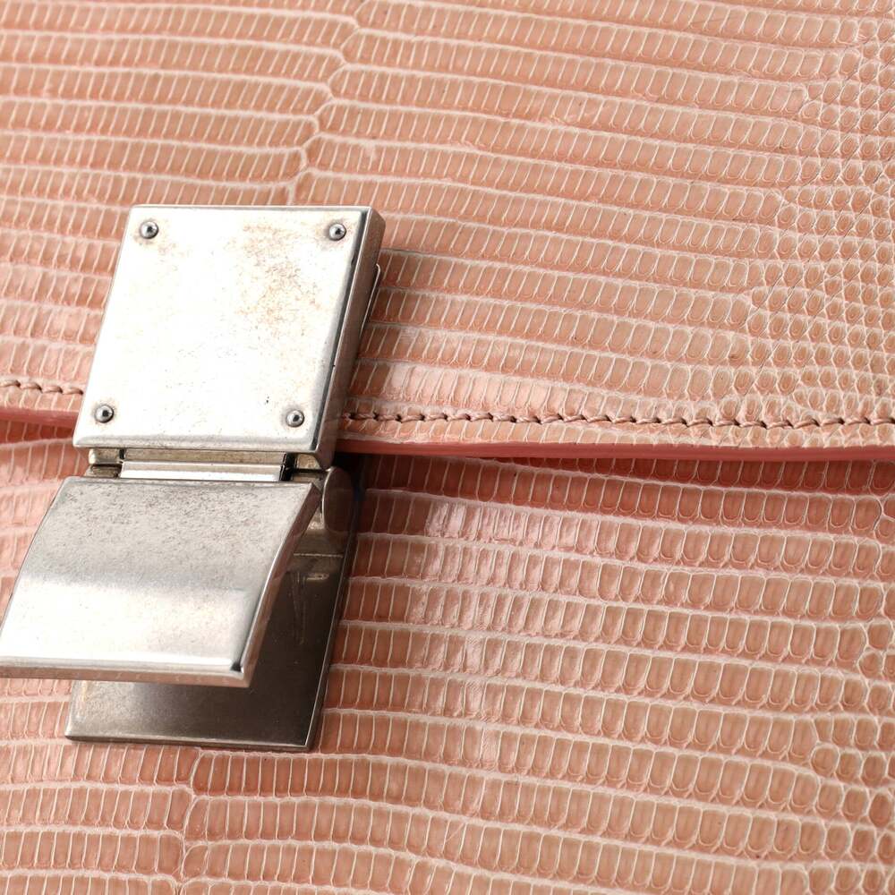 Celine Classic Box Bag Lizard Medium #231504C19B - Picture 6 of 7